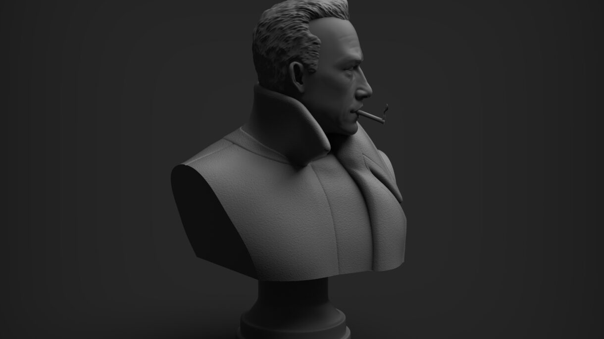 albert-camus Clay Render By MD. Arif Ahmed